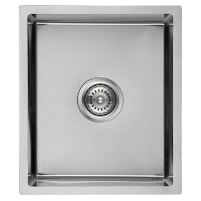 IKON CORA SINGLE BOWL ABOVE / UNDERMOUNT SINK STAINLESS STEEL 340MM