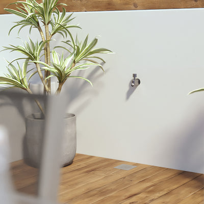 RAINWARE MARENGO OUTDOOR FOOTWASH TAP STAINLESS STEEL