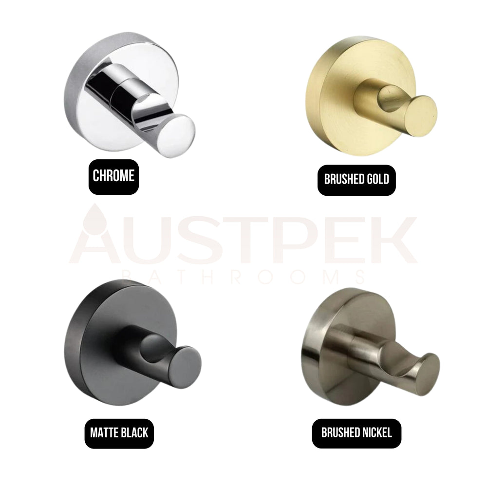 IKON OTUS ROBE HOOK BRUSHED NICKEL 51MM