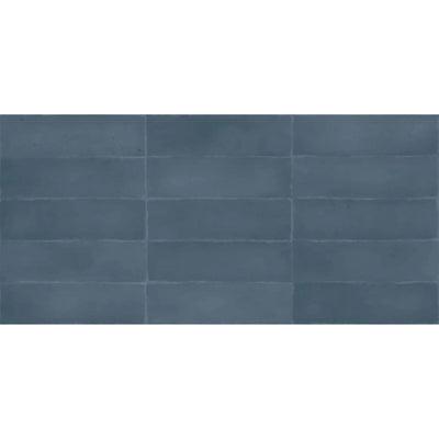 ELITE IMPORTERS MILANO BLU MATTE 69X240MM RECTANGLE TILE (PER BOX)