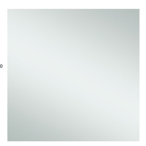 THERMOGROUP ABLAZE RECTANGLE POLISHED EDGE MIRROR WITH DEMISTER 900MM