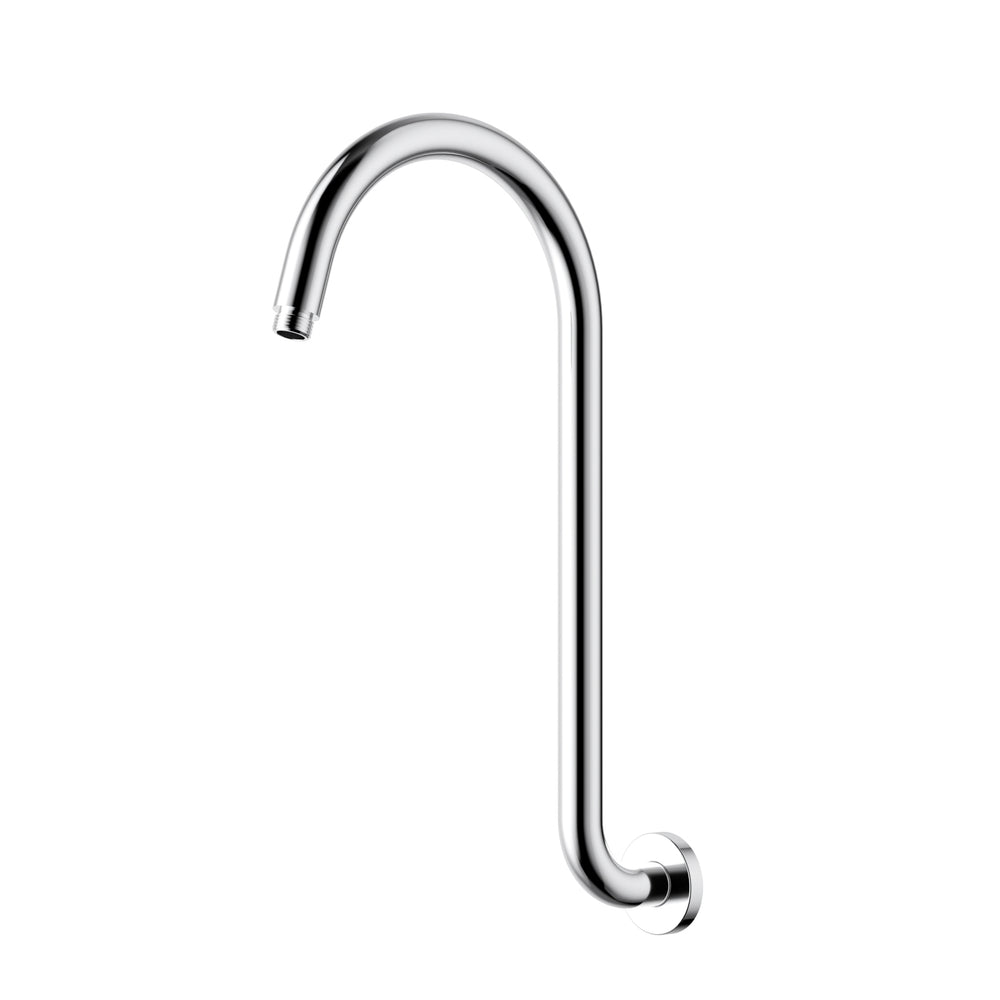 IKON CLASICO GOOSENECK SHOWER ARM 425MM CHROME