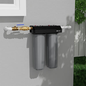 PURETEC WH2 60 2-STAGE WHOLE HOUSE WATER FILTER GREY