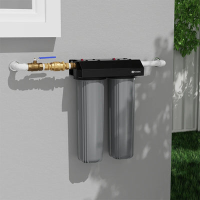 PURETEC WH2 60 2-STAGE WHOLE HOUSE WATER FILTER GREY