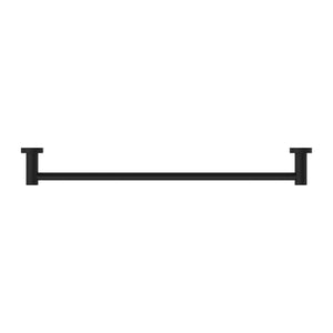 NERO CLASSIC NON-HEATED SINGLE TOWEL RAIL MATTE BLACK (AVAILABLE IN 600MM AND 800MM)