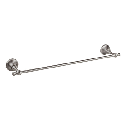 ARMANDO VICARIO PROVINCIAL NON-HEATED SINGLE TOWEL RAIL BRUSHED NICKEL 450MM
