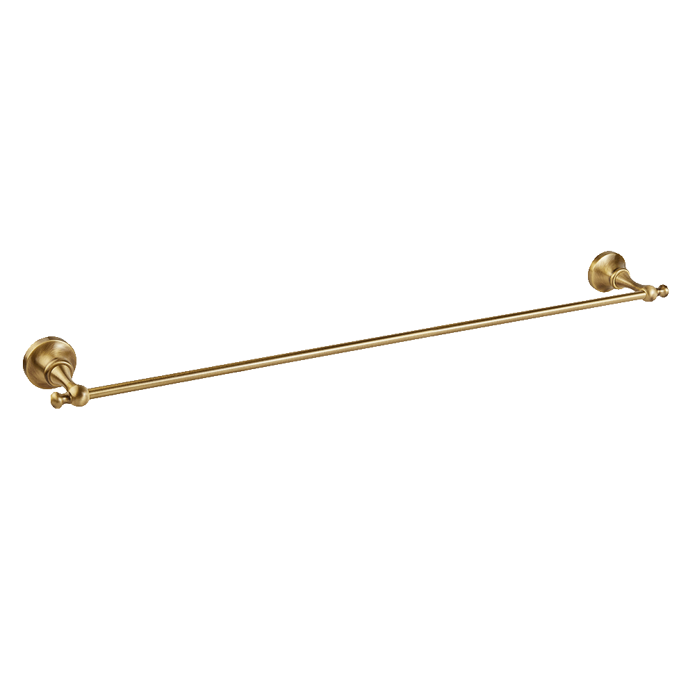 ARMANDO VICARIO PROVINCIAL NON-HEATED SINGLE TOWEL RAIL BRONZE 600MM