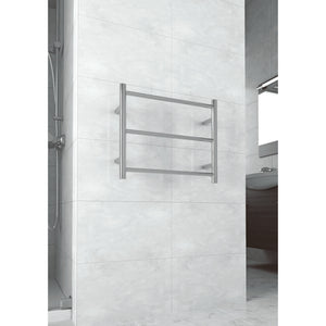 THERMOGROUP STRAIGHT ROUND BUDGET HEATED TOWEL RAIL 550MM