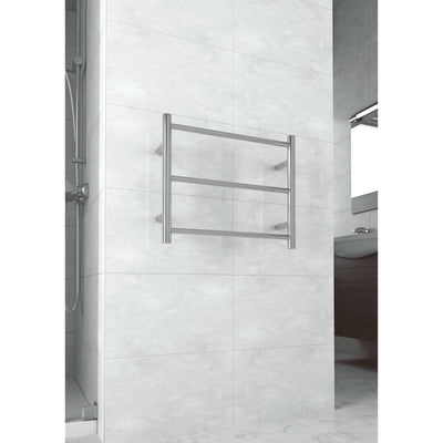 THERMOGROUP STRAIGHT ROUND BUDGET HEATED TOWEL RAIL 550MM