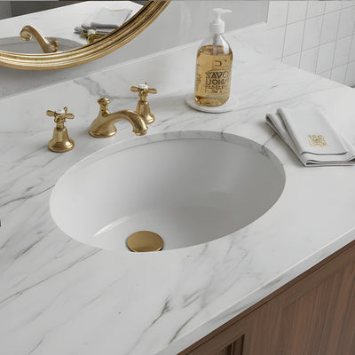 TURNER HASTINGS NARVA UNDER COUNTER BASIN GLOSS WHITE 460MM