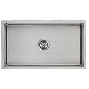 IKON CORA SINGLE BOWL UNDERMOUNT SINK STAINLESS STEEL 720MM