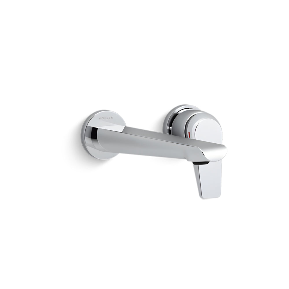 KOHLER AVID WALL BASIN MIXER 155MM CHROME