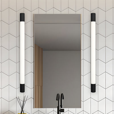 TELBIX ORAS 24W LED WALL BRACKET OPAL BLACK 975MM