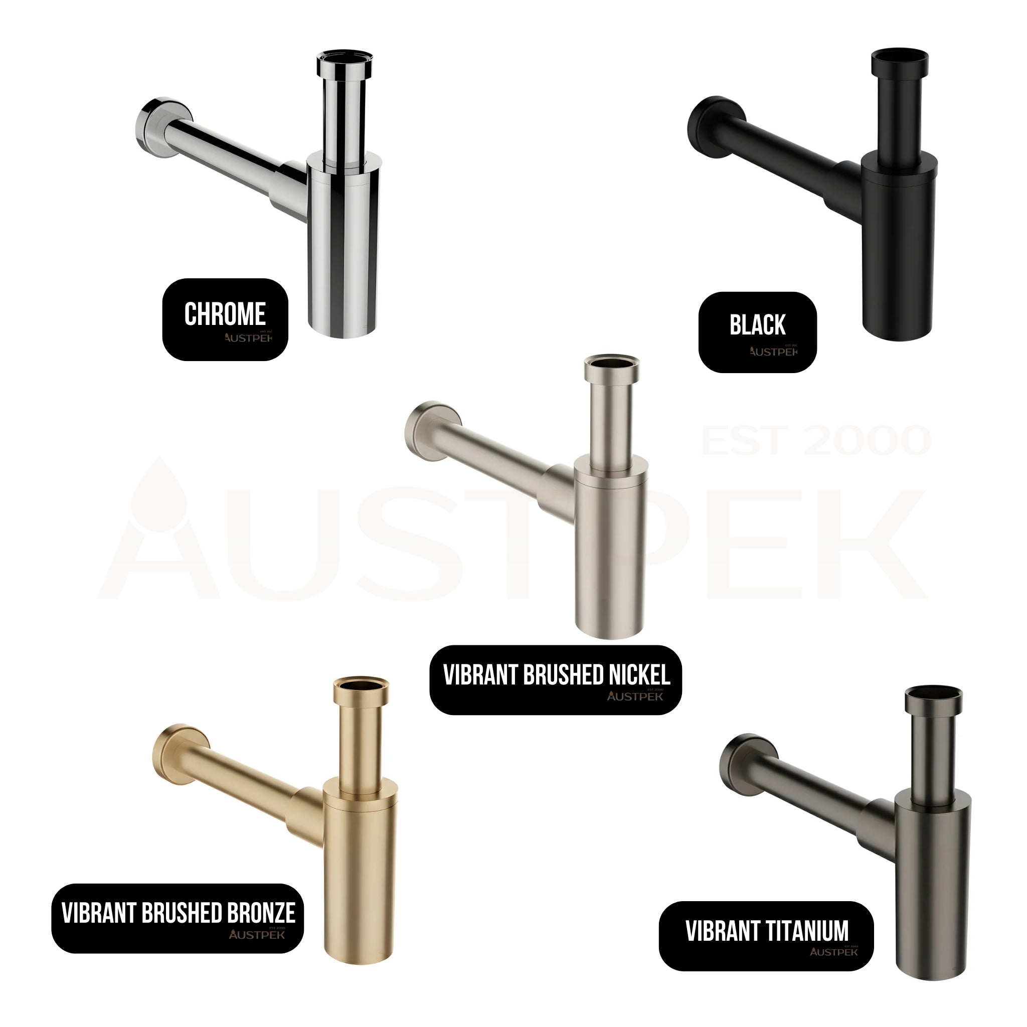 KOHLER BOTTLE TRAP 167MM VIBRANT BRUSHED BRONZE