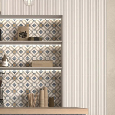 ELITE IMPORTERS SCALA GESSO MATTE 115X231MM RECTANGLE TILE (PER BOX)