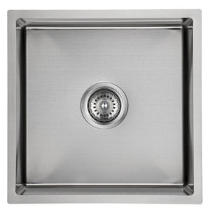 IKON CORA SINGLE BOWL UNDERMOUNT SINK STAINLESS STEEL 750MM