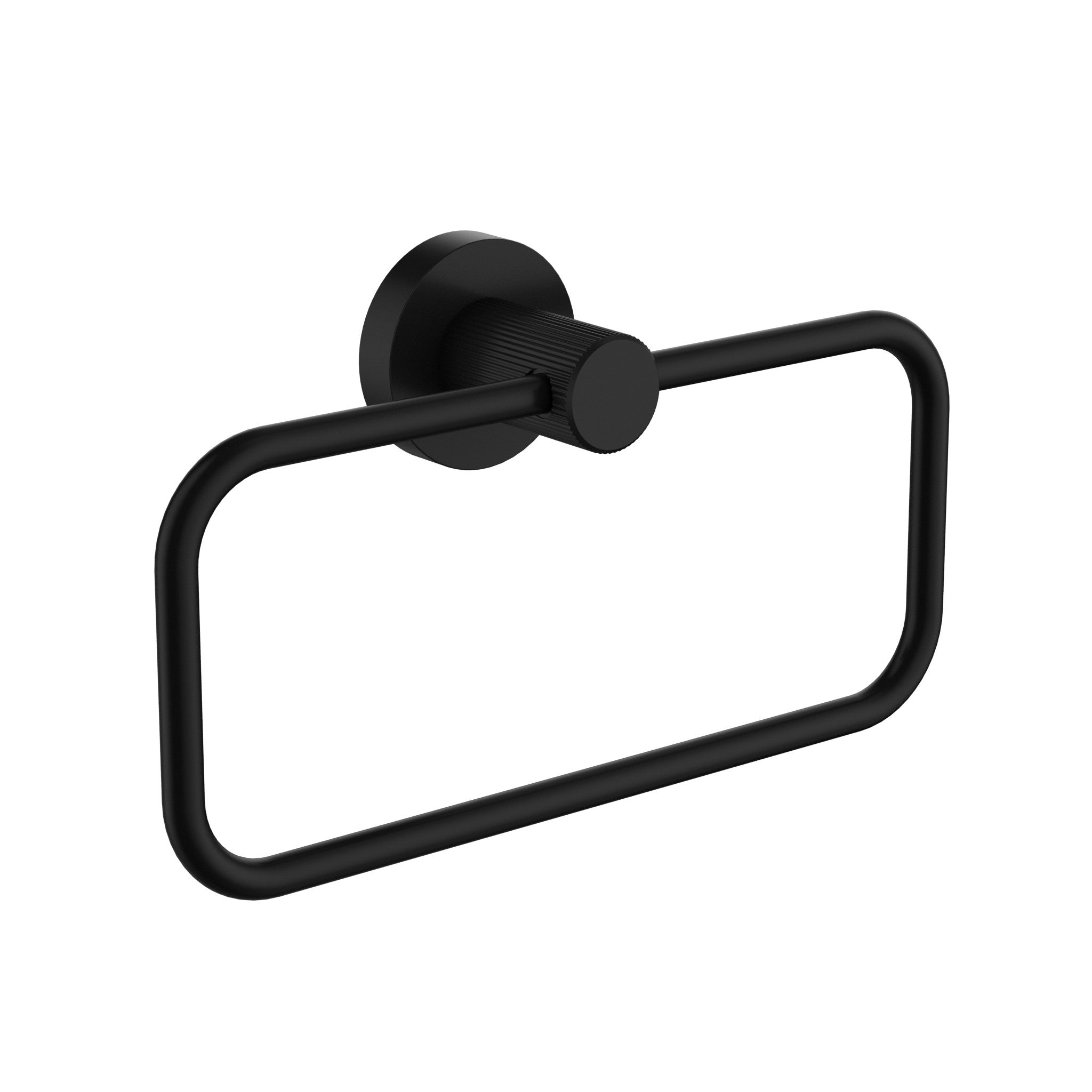 IKON LINIE TOWEL RING 200MM MATTE BLACK