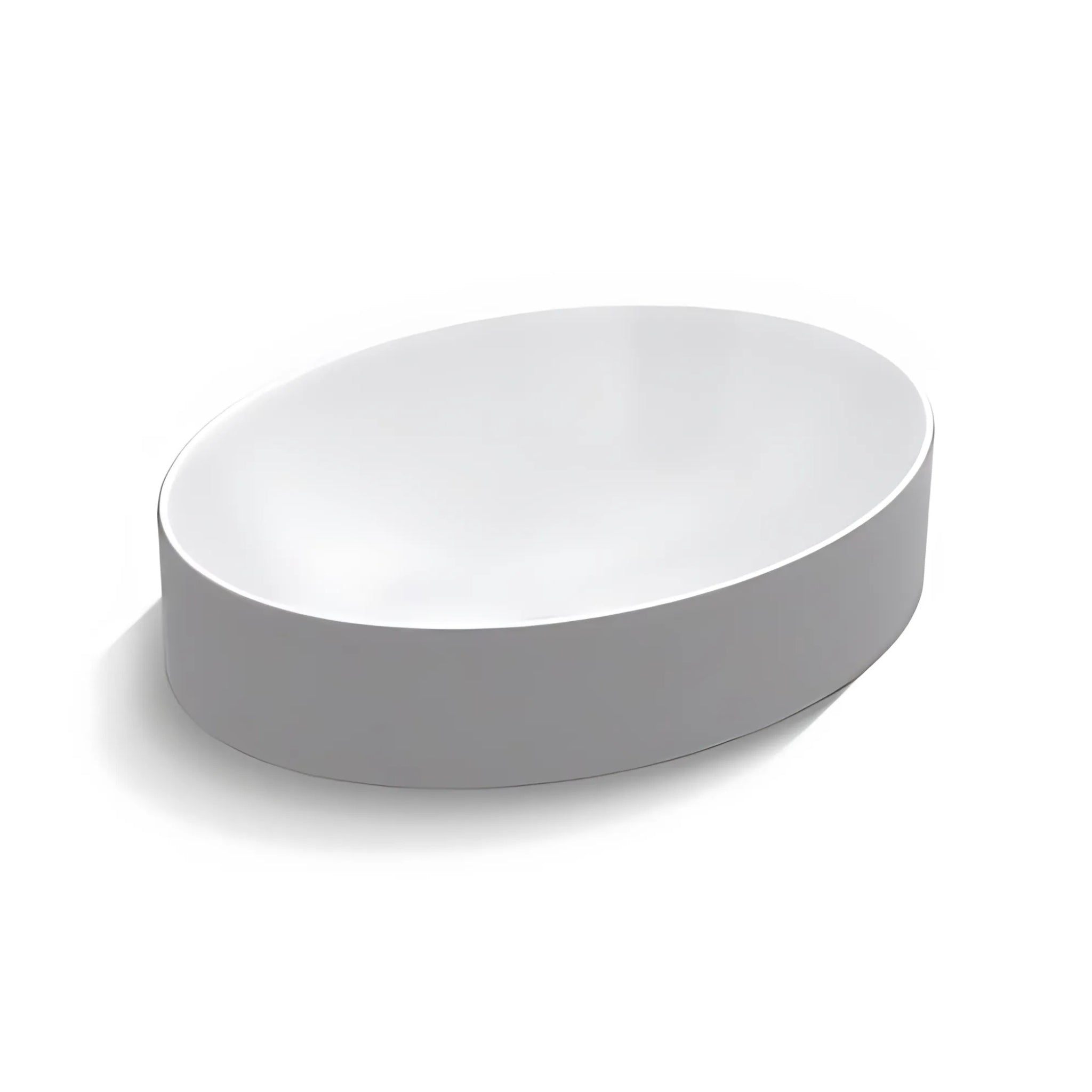 KOHLER CHALICE OVAL ABOVE COUNTER BASIN GLOSS WHITE 508MM