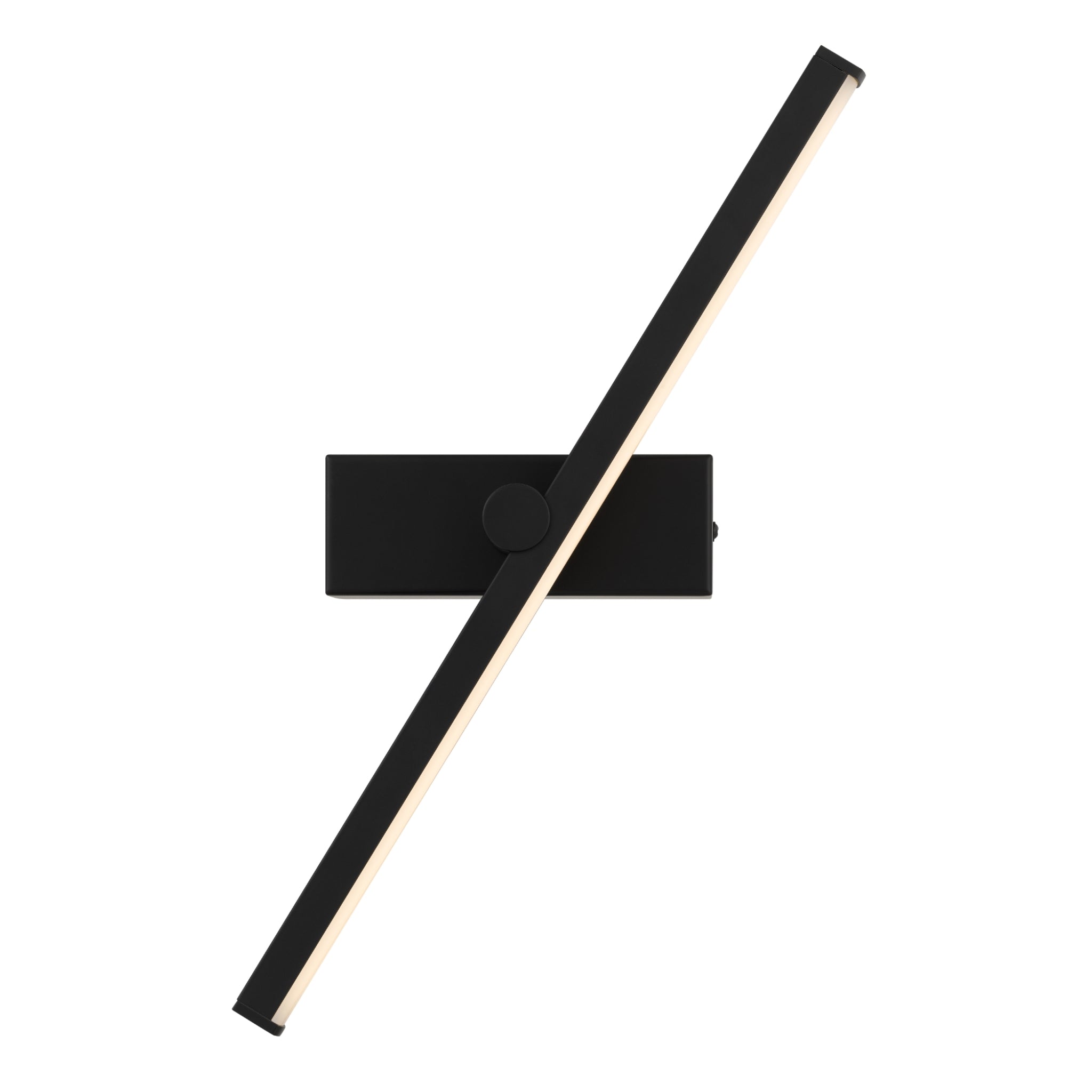TELBIX FOLEY VANITY LED WALL LIGHT BLACK 400MM