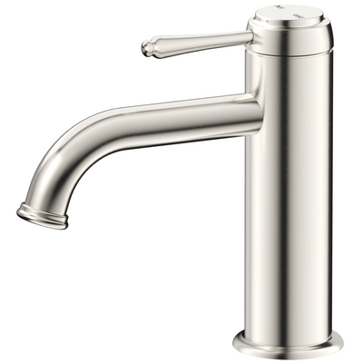 BELLA VISTA MICA HERITAGE LEAD FREE BASIN MIXER 162MM BRUSHED NICKEL