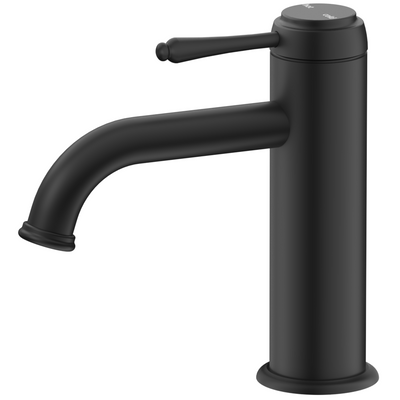 BELLA VISTA MICA HERITAGE LEAD FREE BASIN MIXER 162MM BLACK