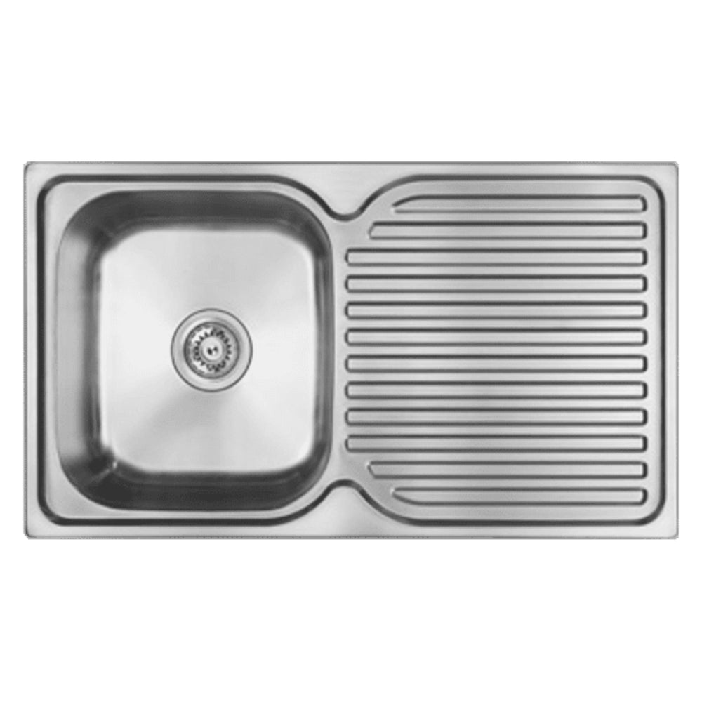 SCHOCK ENTRY LEFT HAND SINGLE BOWL KITCHEN SINK 840MM