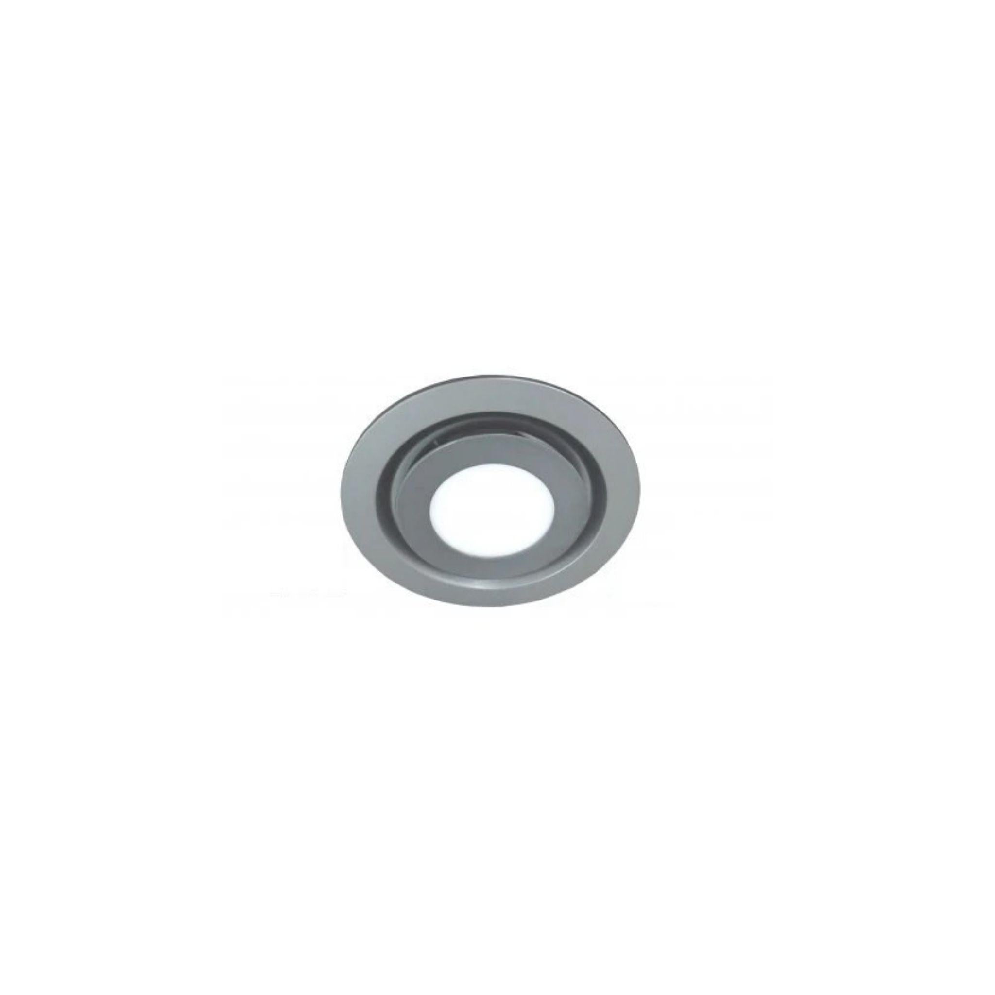 VENTAIR AIRBUS 250 ROUND FASCIA WITH 14W LED PANEL SILVER