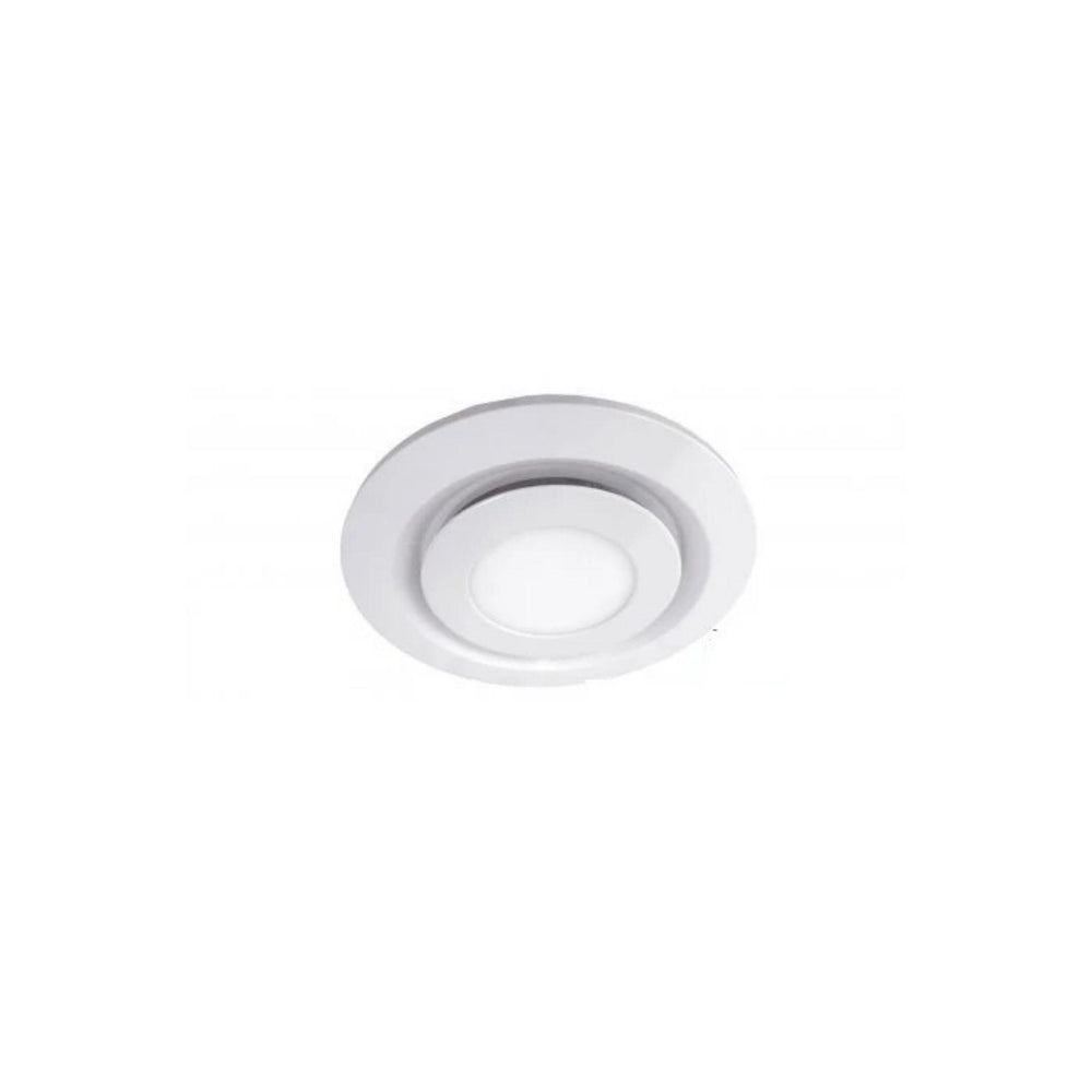 VENTAIR AIRBUS 250 ROUND FASCIA WITH 14W LED PANEL SILVER