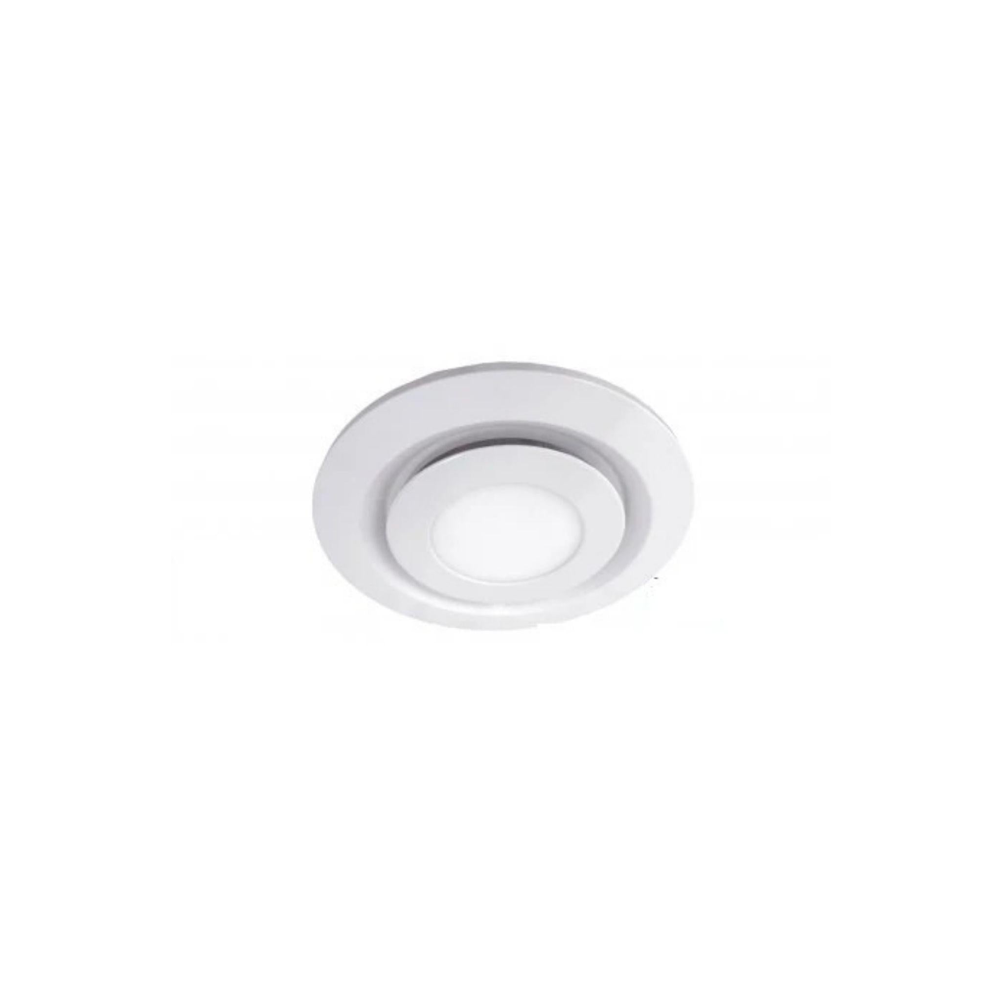 VENTAIR AIRBUS 250 ROUND FASCIA WITH 14W LED PANEL BLACK