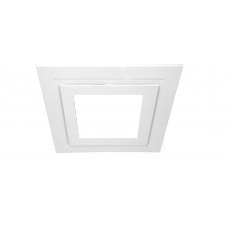 VENTAIR AIRBUS 250 SQUARE FASCIA WITH 14W LED PANEL SILVER