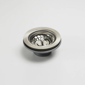 OLIVERI SOLITAIRE SINGLE BOWL TOPMOUNT ALFRESCO, KITCHEN AND LAUNDRY SINK WITH TAP LANDING STAINLESS STEEL 590MM