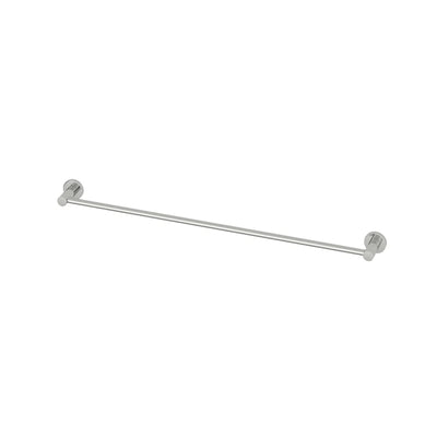 AMOZA SINGLE TOWEL RAIL 800MM BRUSHED STAINLESS STEEL