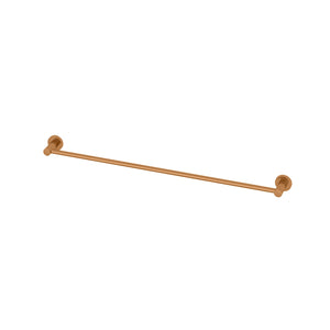 AMOZA SINGLE TOWEL RAIL 800MM BRUSHED COPPER