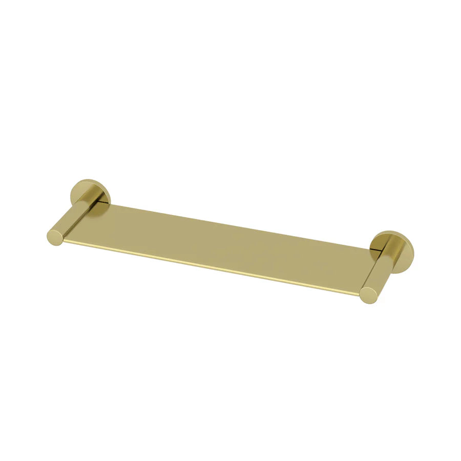 AMOZA SHOWER SHELF BRUSHED GOLD