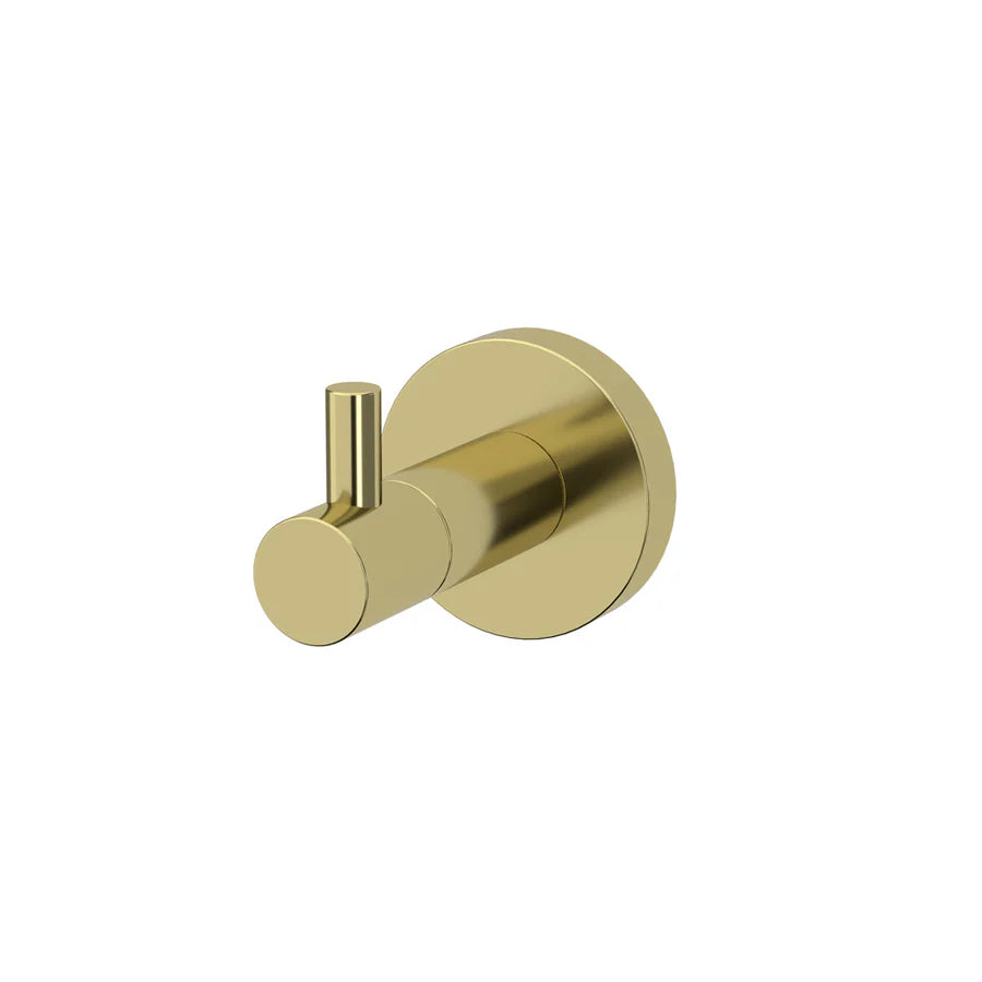 AMOZA ROBE HOOK BRUSHED GOLD