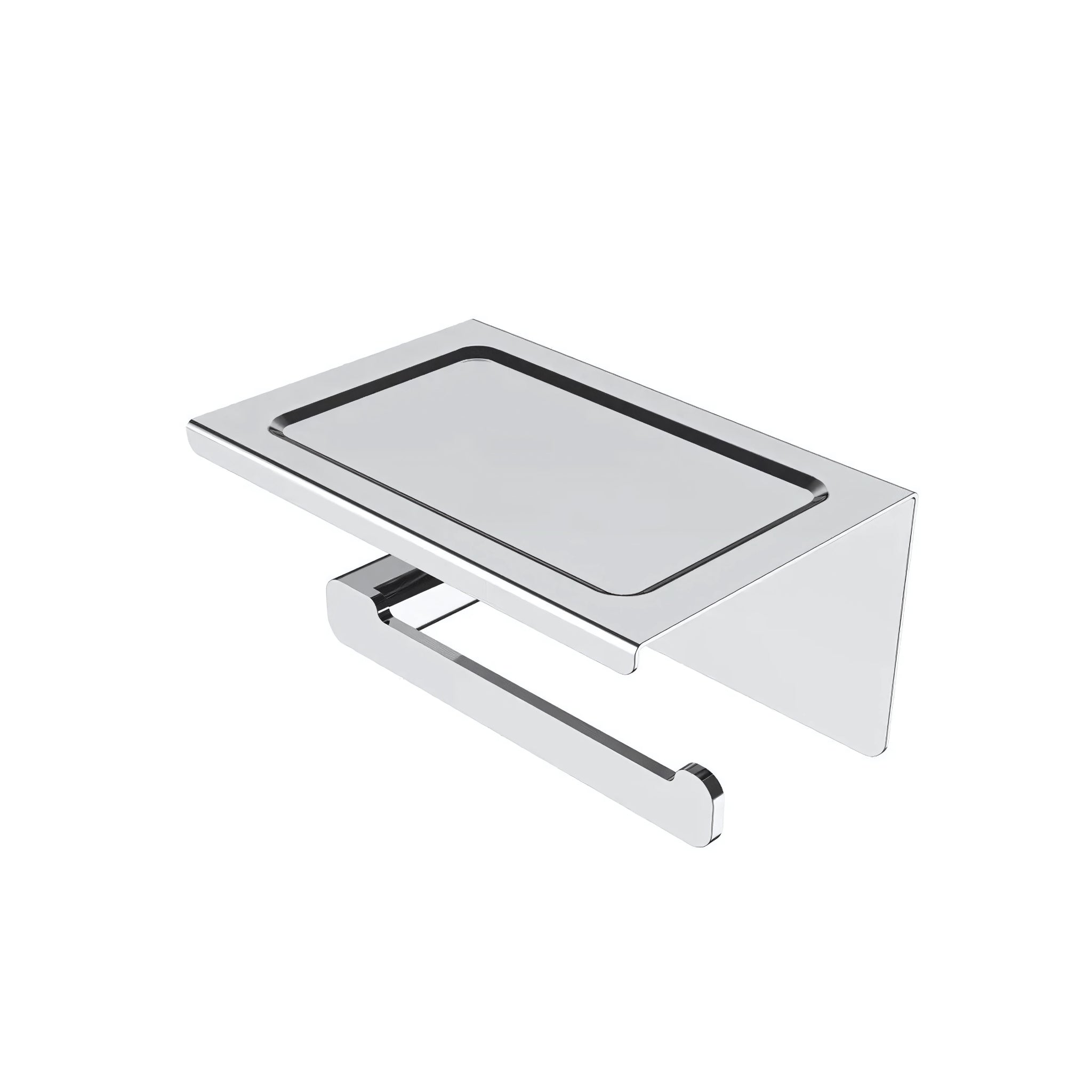 OSKAR PAPER HOLDER 187MM CHROME