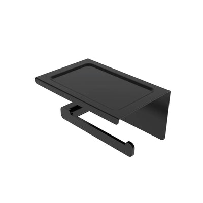 OSKAR PAPER HOLDER 187MM MATTE BLACK