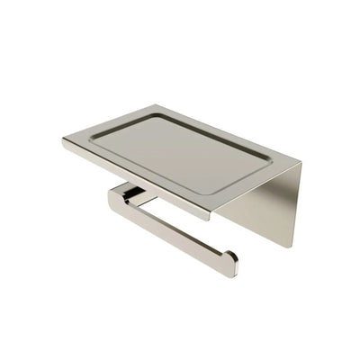 OSKAR PAPER HOLDER 187MM BRUSHED NICKEL
