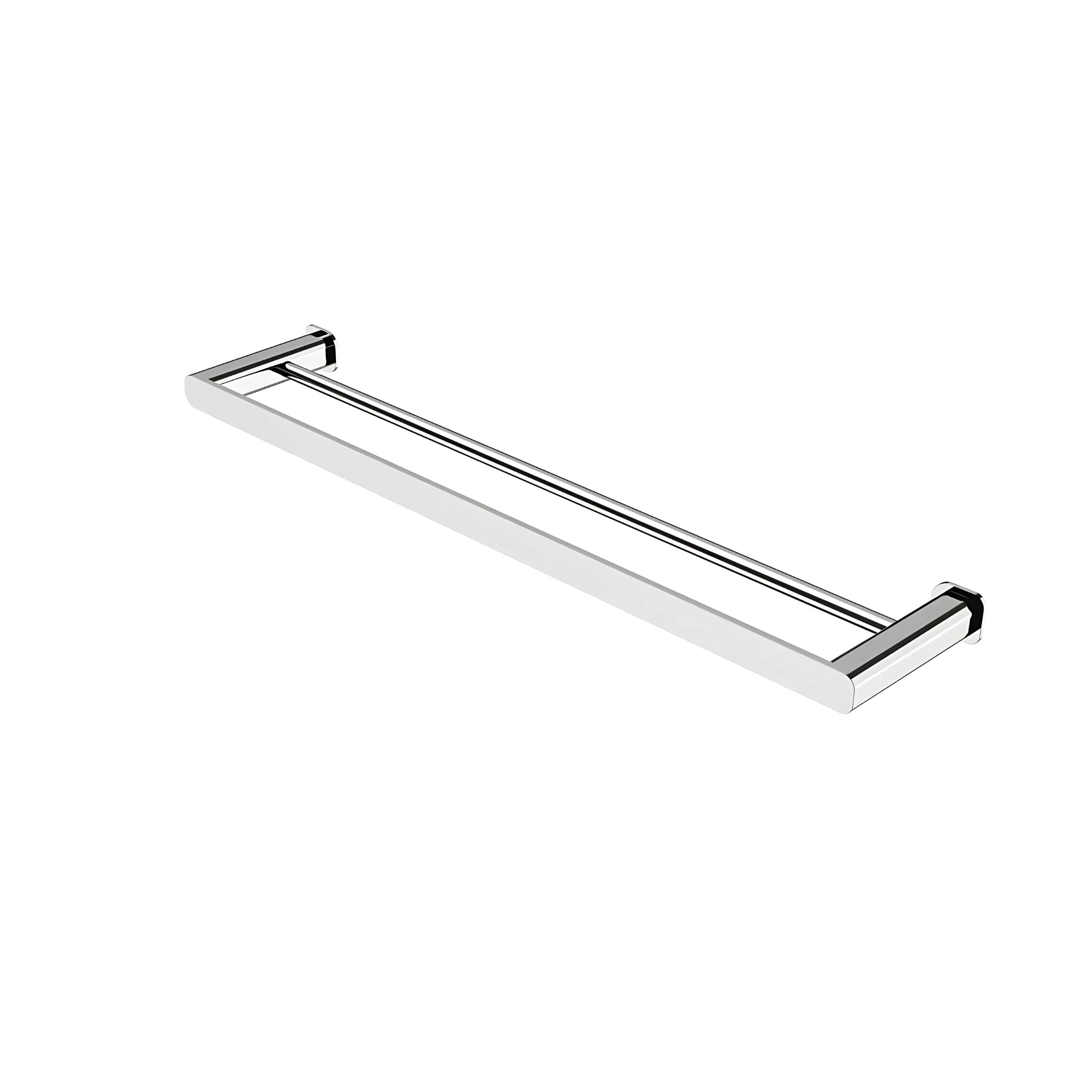OSKAR DOUBLE TOWEL RAIL CHROME (AVAILABLE IN 600MM AND 750MM)