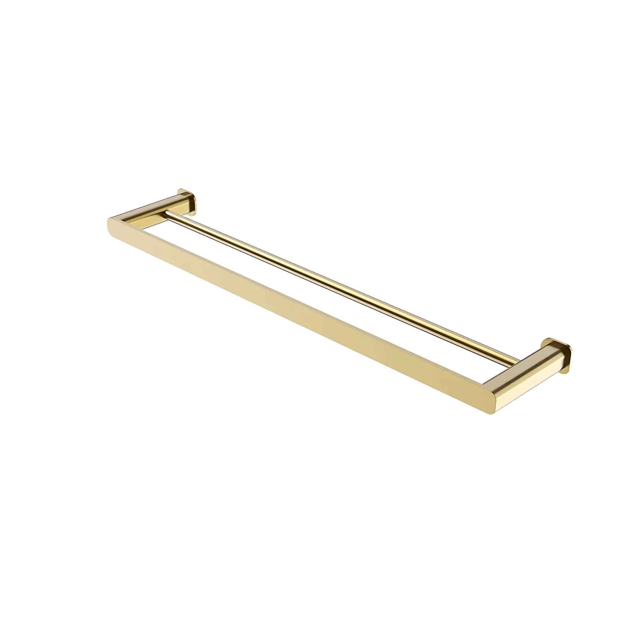 OSKAR DOUBLE TOWEL RAIL ARGENT GOLD (AVAILABLE IN 600MM AND 750MM)