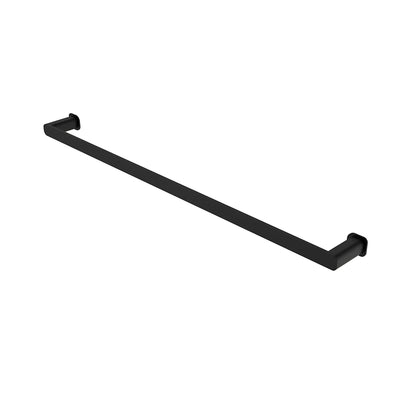 OSKAR SINGLE TOWEL RAIL MATTE BLACK (AVAILABLE IN 600MM AND 750MM)
