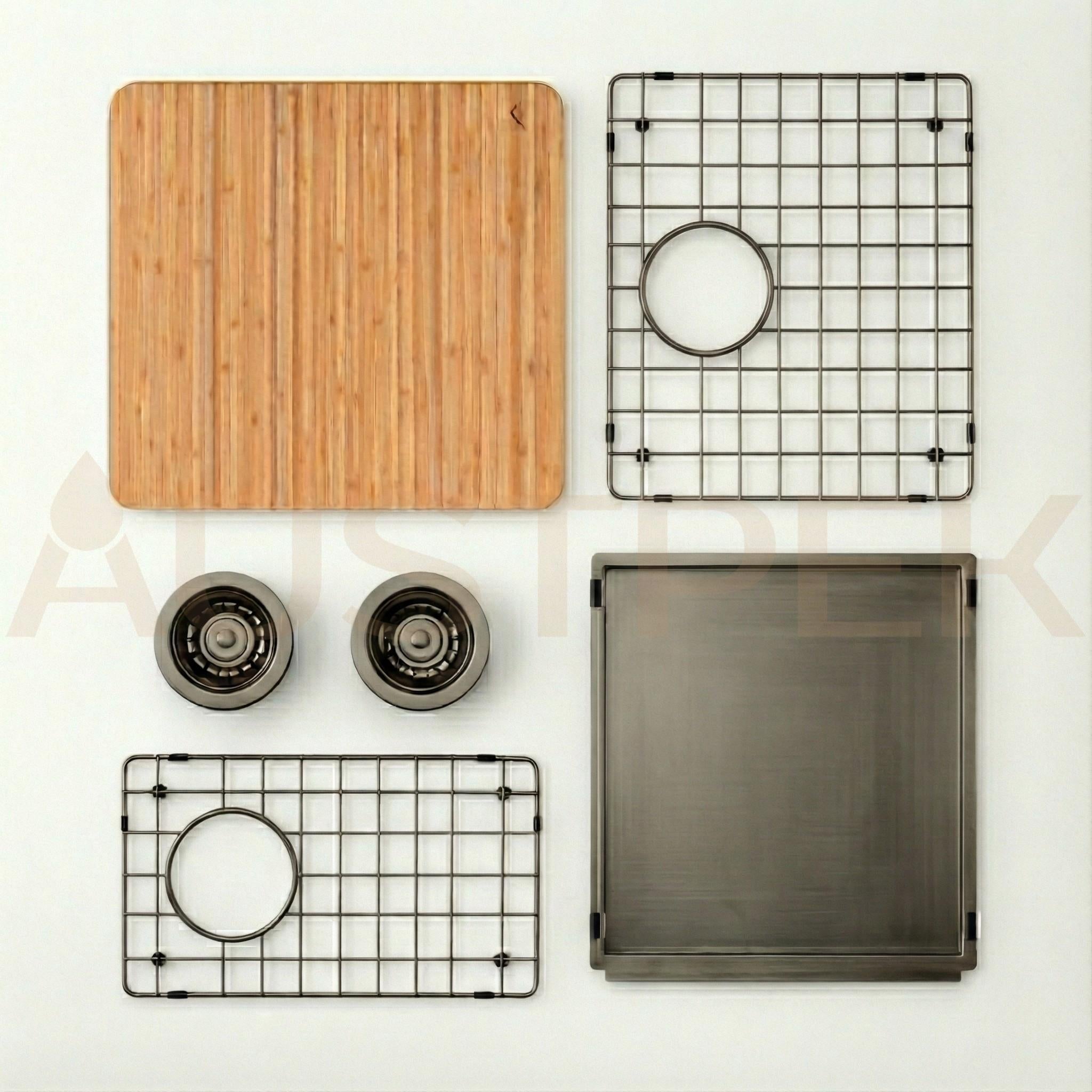 OLIVERI SPECTRA 1 & 1/2 BOWL KITCHEN SINK GUNMETAL 790MM