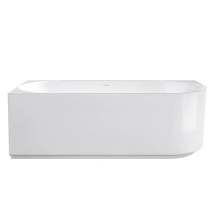ATTICA CELINE LEFT CORNER BATHTUB WITH OVERFLOW GLOSS WHITE (AVAILABLE IN 1500MM AND 1700MM)