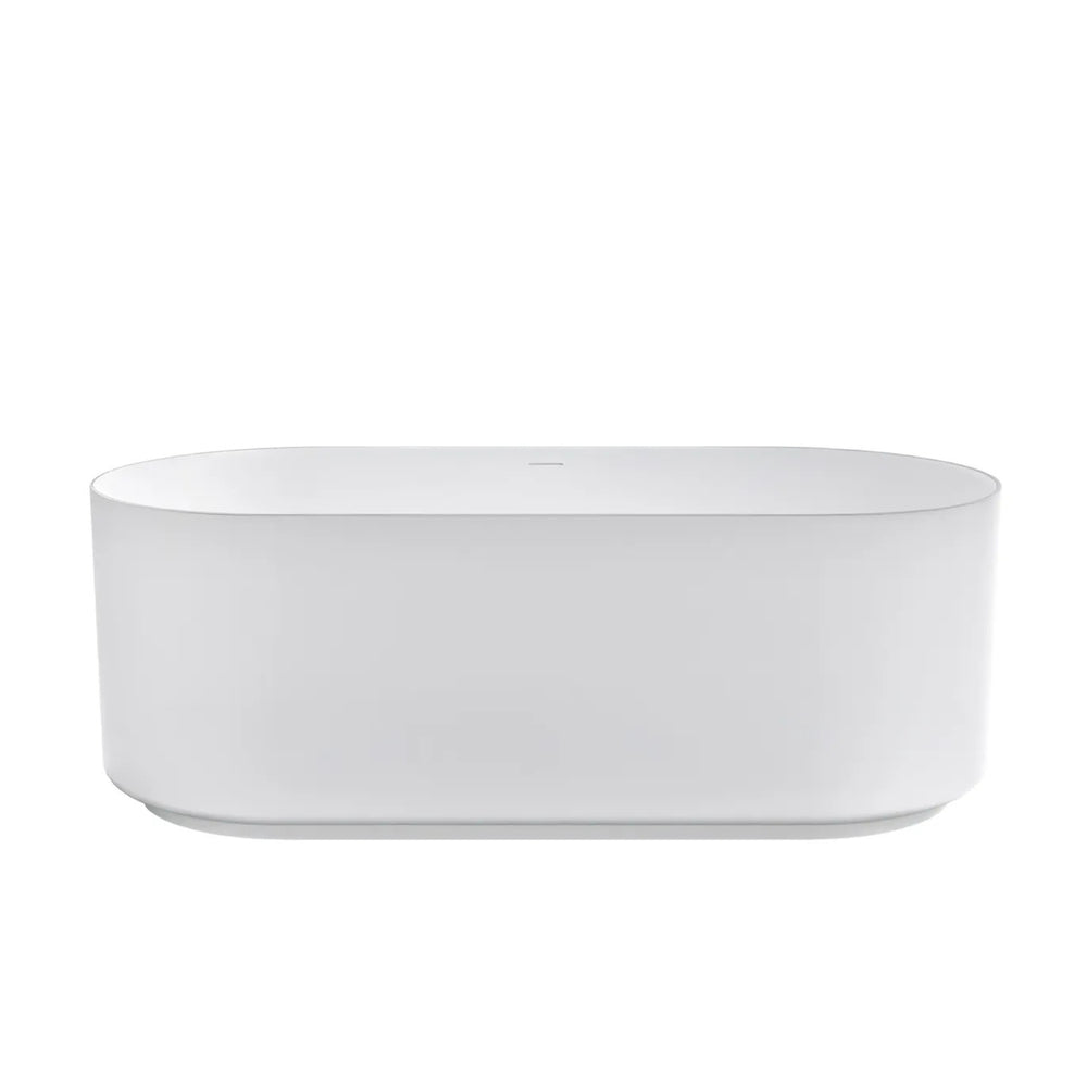 ATTICA CELINE FREESTANDING BATHTUB WITH OVERFLOW MATTE WHITE 1500MM