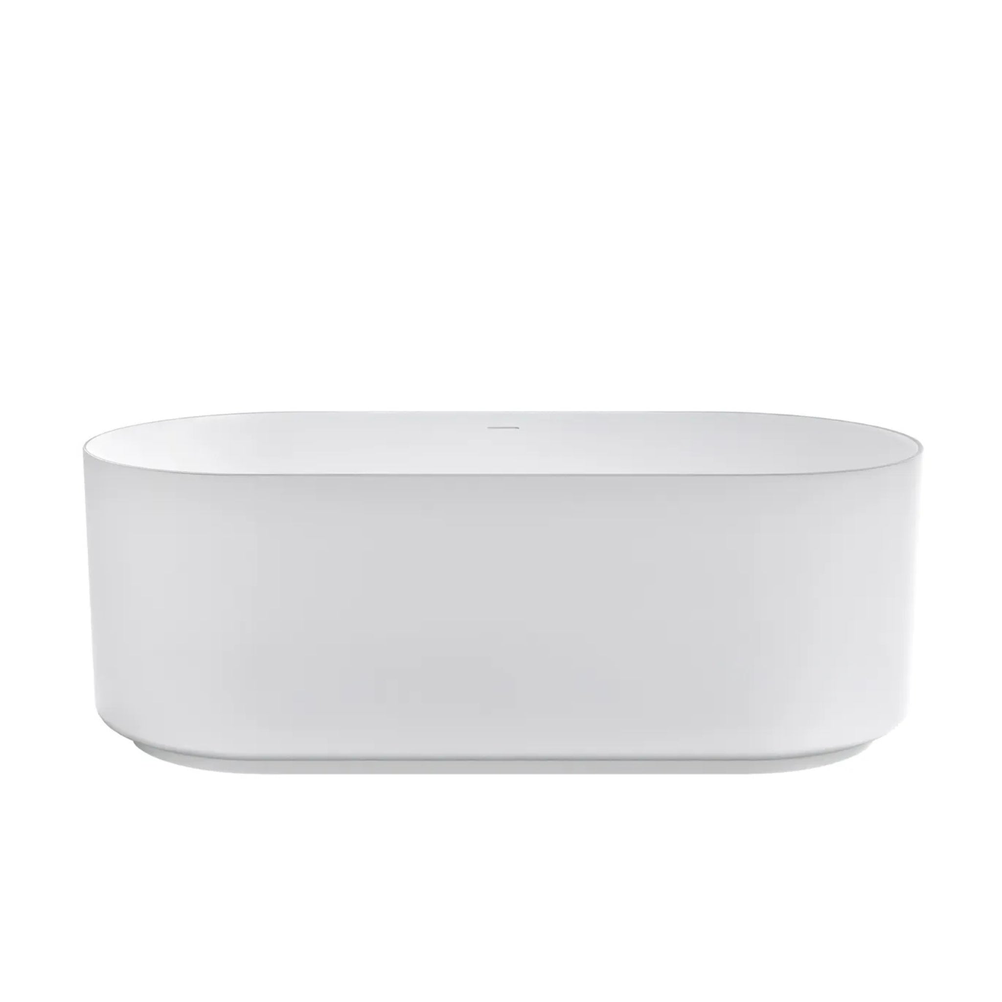 ATTICA CELINE FREESTANDING BATHTUB WITH OVERFLOW MATTE WHITE 1500MM