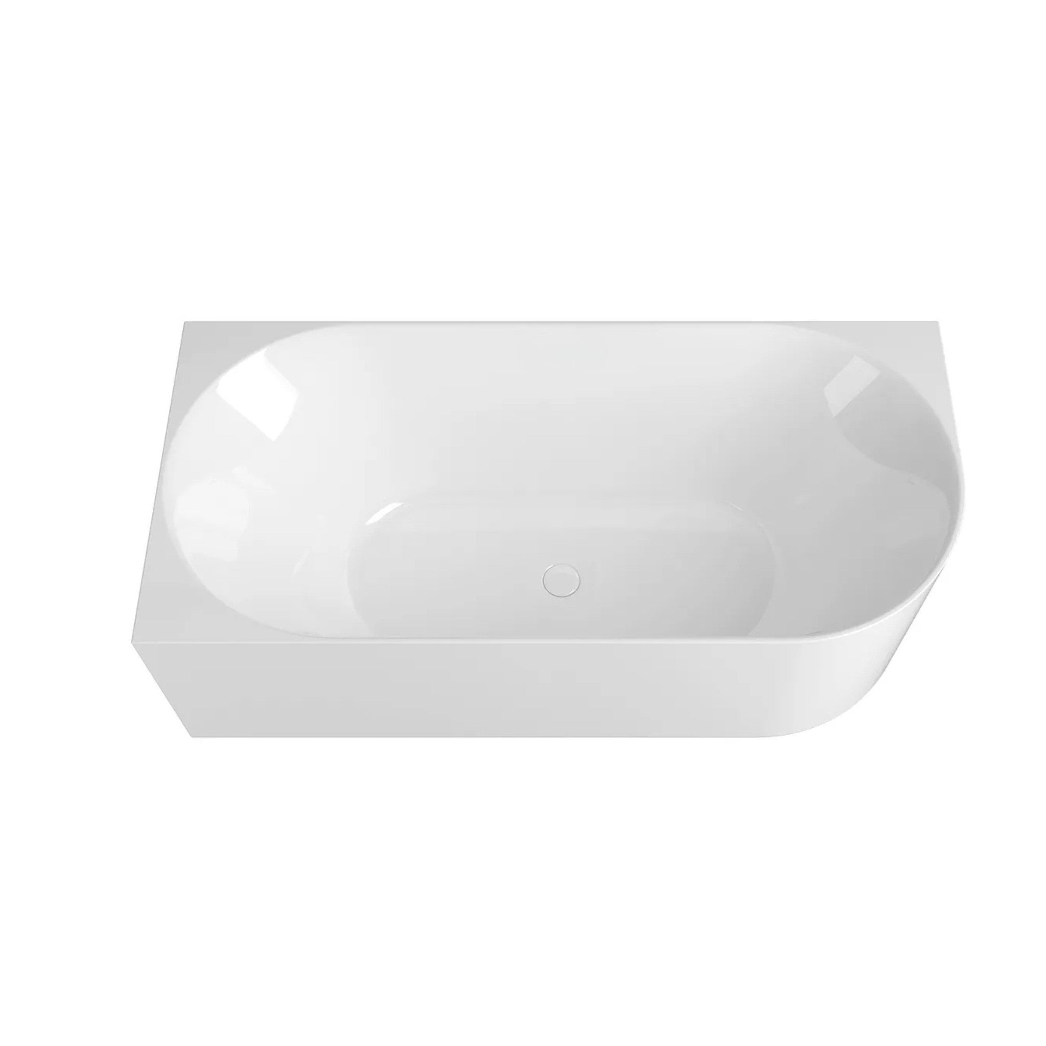 ATTICA CELINE LEFT CORNER BATHTUB GLOSS WHITE 1700MM
