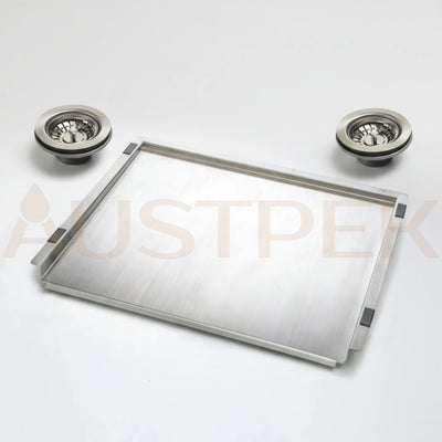 OLIVERI SONETTO DOUBLE BOWL UNDERMOUNT KITCHEN SINK STAINLESS STEEL 785MM