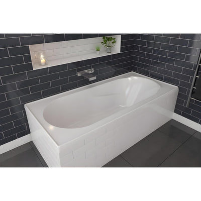 DECINA ADATTO INSET BATH GLOSS WHITE (AVAILABLE IN 1510MM AND 1650MM)