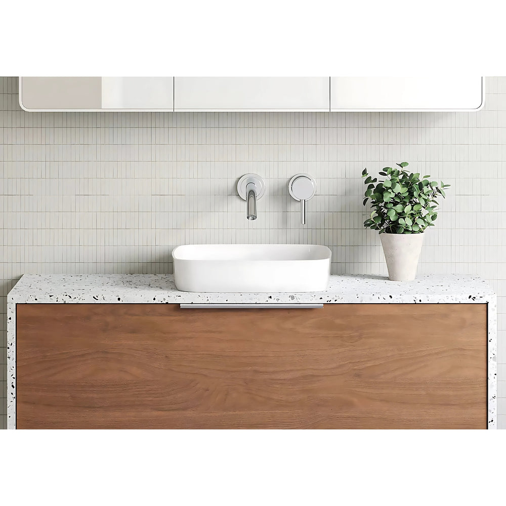 TIMBERLINE ADDISON INSET BASIN GLOSS WHITE 400MM