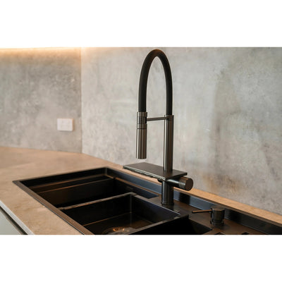 ALIA SMART UNDERMOUNT SINK MULTIFUNCTION GUNMETAL GREY 1050MM